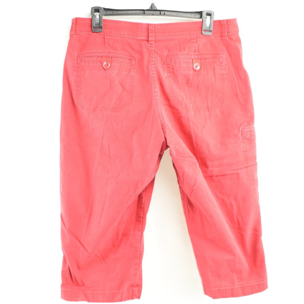Lee Sinfully Soft Red Capris Size 12 - image 4